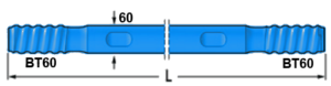 Black Diamond Drilling Surface Drilling BT60 Extension Rod BT60 Round60 BT60