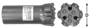 Black Diamond Drilling Underground Drilling Face and Development Drilling Bit THU-N64FF-T38