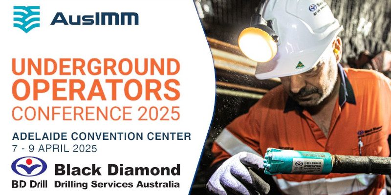 Black Diamond Drilling AUSimm Underground Drilling Conference Sponsorship